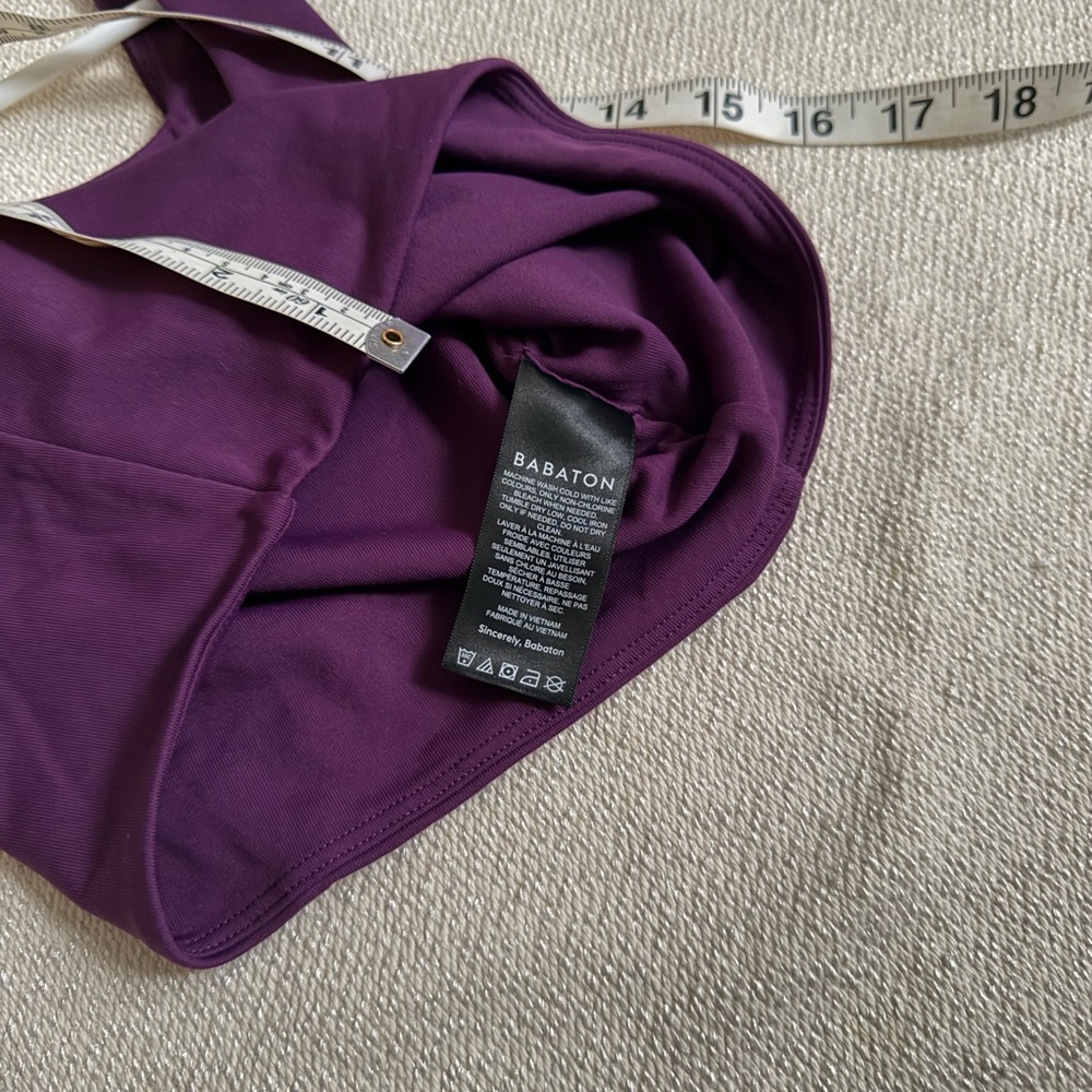 Aritzia Babaton Contour Square Neck Tank (color dewberry purple) - Picture 5 of 7